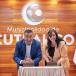 FIRMA DE CONVENIO PARA LA REPARACIÓN DE ESCUELAS EN CUTRAL CO