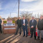 INICIÓ LA OBRA DE TENDIDO DE RED DE GAS EN COLONIA 2 DE ABRIL