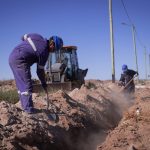 AVANZA LA EXTENSIÓN DE LA RED DE GAS EN BARRIO PUEBLO NUEVO