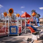 AVANZA LA OBRA DE LA PLAZA DE LA SALUD EN B° 25 DE MAYO